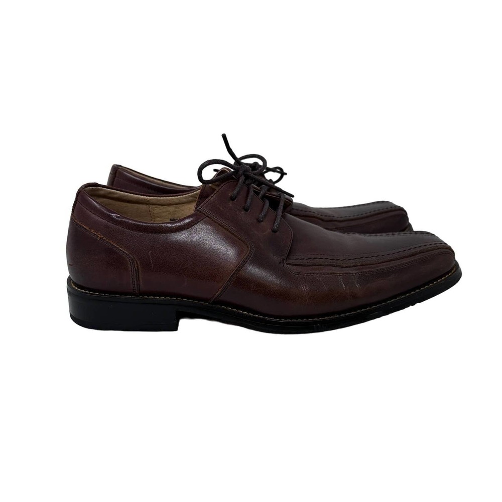 Stacy Adams Men’s Leather Oxford Square Toe Shoes size 9